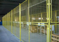 フレーム タイプは金網の塀2.2mの高さの黄色/緑色に電流を通しました