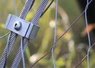 38*38mmのダイヤモンドの穴が付いている安全なステンレス鋼ワイヤー ロープ ケーブルの網の建物の壁