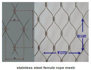 安全のためのFerruledタイプ ステンレス鋼ロープの網、ワイヤー ロープの網
