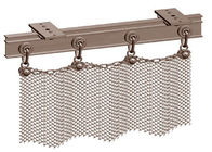 自由装飾的な金属0.2mmのコイルの網のカーテンを取付けなさい