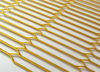150mmの穴の金の装飾は金属線の網を拡大した