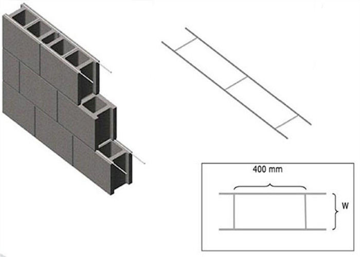 400mmの開きは決して網電流を通されるレンガ造りのブロックの梯子の錆つかない