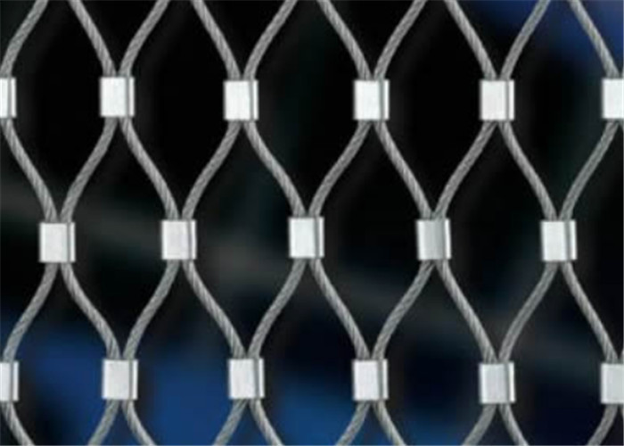 動物の動物園のための強い靭性の反腐食物を得るステンレス鋼ロープの網