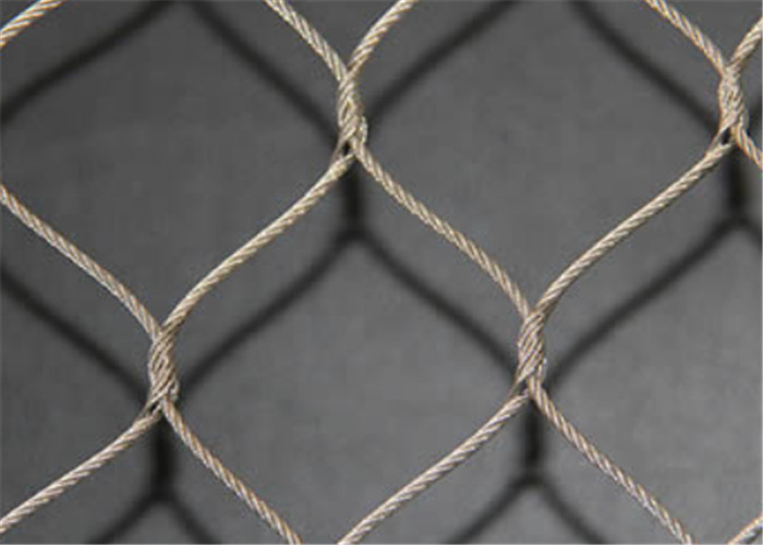 高い引張強さSSワイヤー ロープの網、安全ステンレス鋼ロープの網