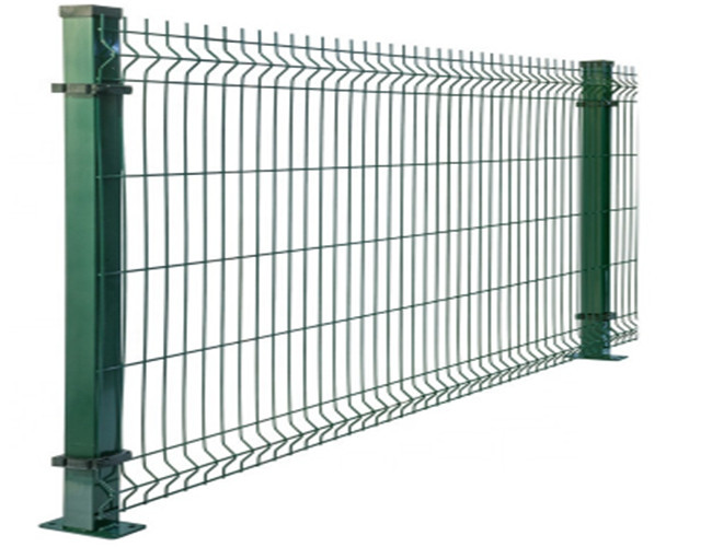 空港のための6ftの高さ8ftの長さの金属線の網の塀の緑色は適用を取付けます