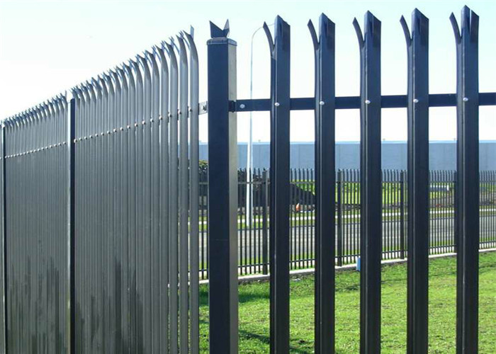 Wセクション黒のヨーロッパのタイプ柵の金網の塀