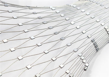 運動場のために抵抗力がある高力ワイヤー ロープの網のステンレス鋼の破損
