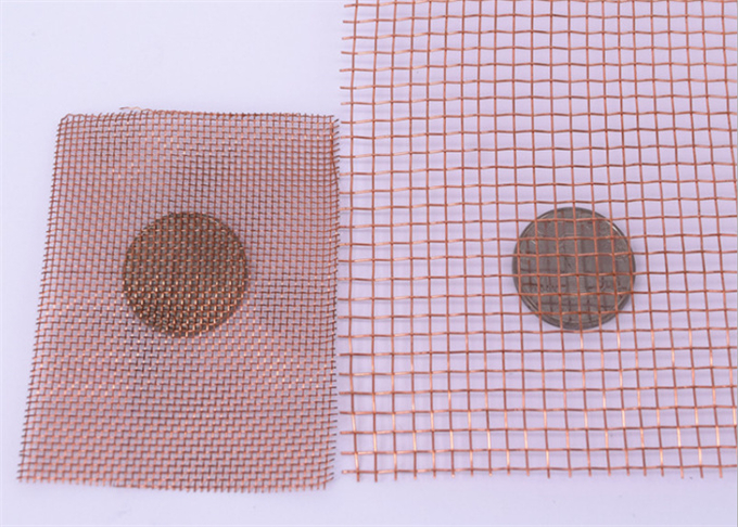 2mmワイヤー直径28mmの網サイズのファラデーおりの使用によって編まれる銅の網0