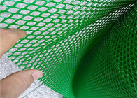 緑の突き出された金網の塀を得る50mの長さのプラスチック網