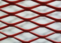 550mmのサイズの赤い色のダイヤモンドの穴によって拡大される金属の通路の網