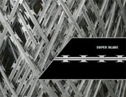 Q235鋼板の溶接された有刺鉄線の塀450MM-750MMの腐食証拠