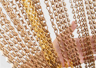 スーパーマーケット5mの幅の装飾的な金網のアルミニウム チェーン・リンクのカーテン