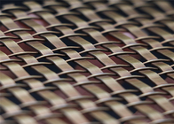 15mmのAperutreによって編まれるひだを付けられた金網は装飾的青銅色にする