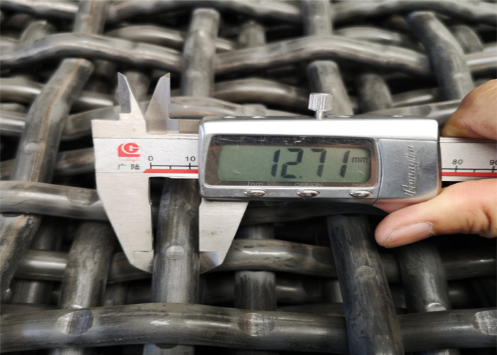 直径12.7mmの圧着ワイヤメッシュ65mn高炭素鋼